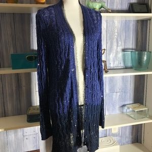 Oscar de la Renta Hombre Sequined Sweater